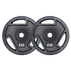 Tri Grip Cast Iron Weight Plates Set