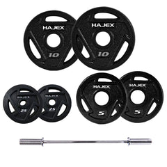 Tri Grip Cast Iron Weight Plates Set