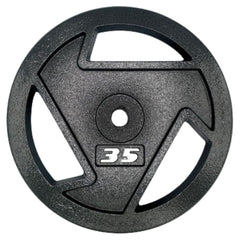 Tri Grip Cast Iron Weight Plates Set