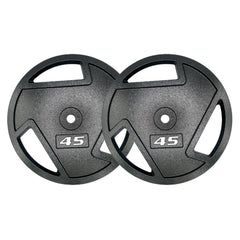 Tri Grip Cast Iron Weight Plates Set