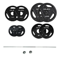 Tri Grip Cast Iron Weight Plates Set