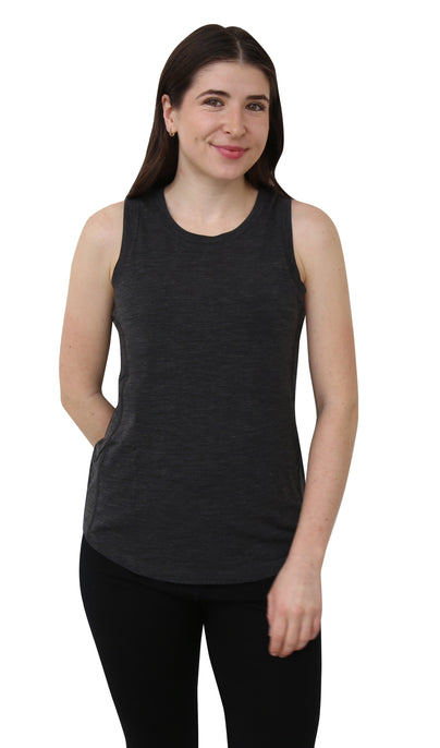 Women's Merino Wool Tank Top Lightweight Activewear Shirt