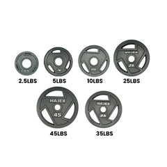 Tri Grip Cast Iron Weight Plates Set