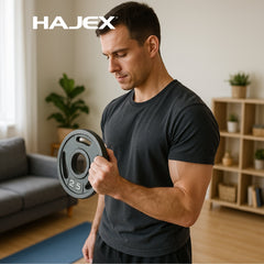 Tri Grip Cast Iron Weight Plates Set